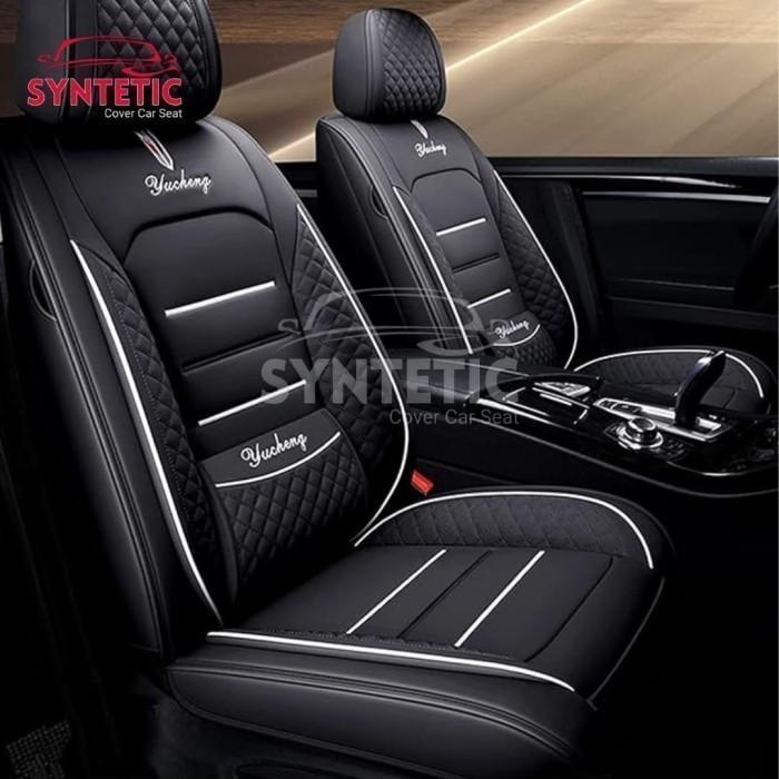 Gambar Sarung Jok Mobil APV ARENA LUXURY Full Set - hitam-putih, APV  GL dari Syntetic_ip undefined Tokopedia