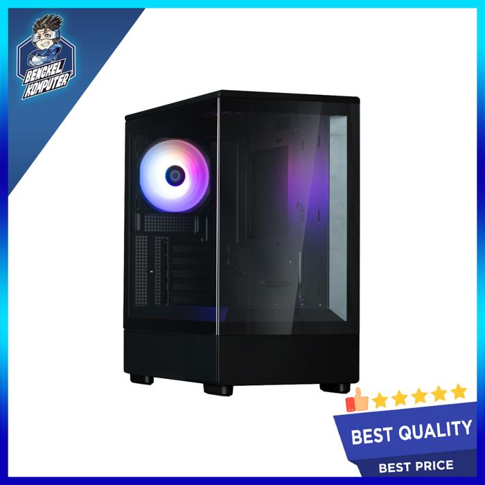 Gambar CASING PC ZALMAN P10 INCLUDE 1 ZM-AF120 ARGB FAN - BLACK dari bengkelkomputerptk undefined Tokopedia