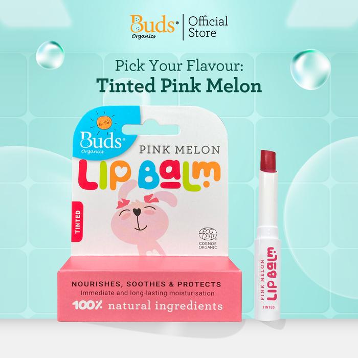 Gambar Buds Organics Lip Balm for Kids - Pelembab Bibir Anak - Pink Melon dari Buds Organics Indonesia undefined Tokopedia