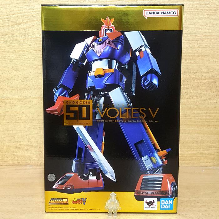超合金魂 GX-31V 40th Anniv. VOLTES V ボルテスV 超合金40周年記念Ver. 未開封新品 五字頭耗子的玩具觀察: 2015。超合金魂GX-31V波羅五號～超合金40週年紀念版