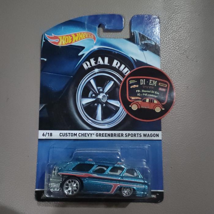 Gambar Hotwheels Custom Chevy Greenbrier Sports Wagon Biru dari DiEmToys undefined Tokopedia