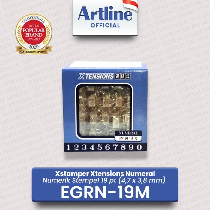 Gambar ARTLINE Xstamper Xtensions Numeral Stamp / Numerik Stempel EGRN-19M - EGRN-19 dari Artline Indonesia undefined Tokopedia