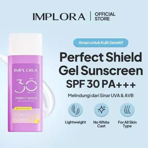 Gambar Implora Perfect Shield Sunscreen Spf 40 ++++ 50ml - Spf 30 dari MG Kosmetik undefined Tokopedia