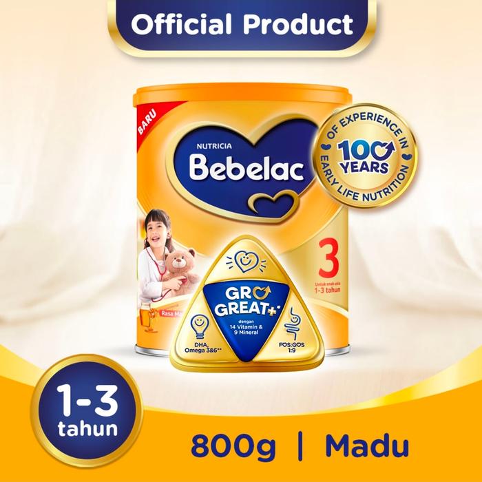 Gambar Bebelac 3 Susu pertumbuhan madu 800g dari mBakulSembarang undefined Tokopedia