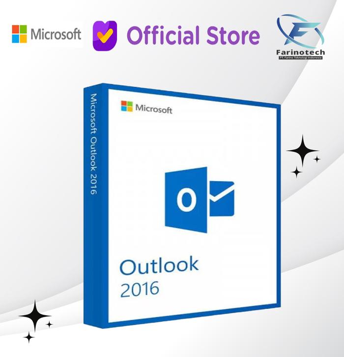 Gambar Microsoft Outlook 2021 | 2019 | 2016 Professional Original License Key - Outlook 2016 dari Farinotech undefined Tokopedia