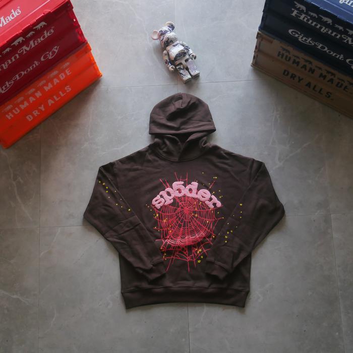 Gambar HOODIE SP5DER "SPLASH STAR" (OG JPN 1:1 MARKET) - Cokelat, L dari easycop_NEW undefined Tokopedia