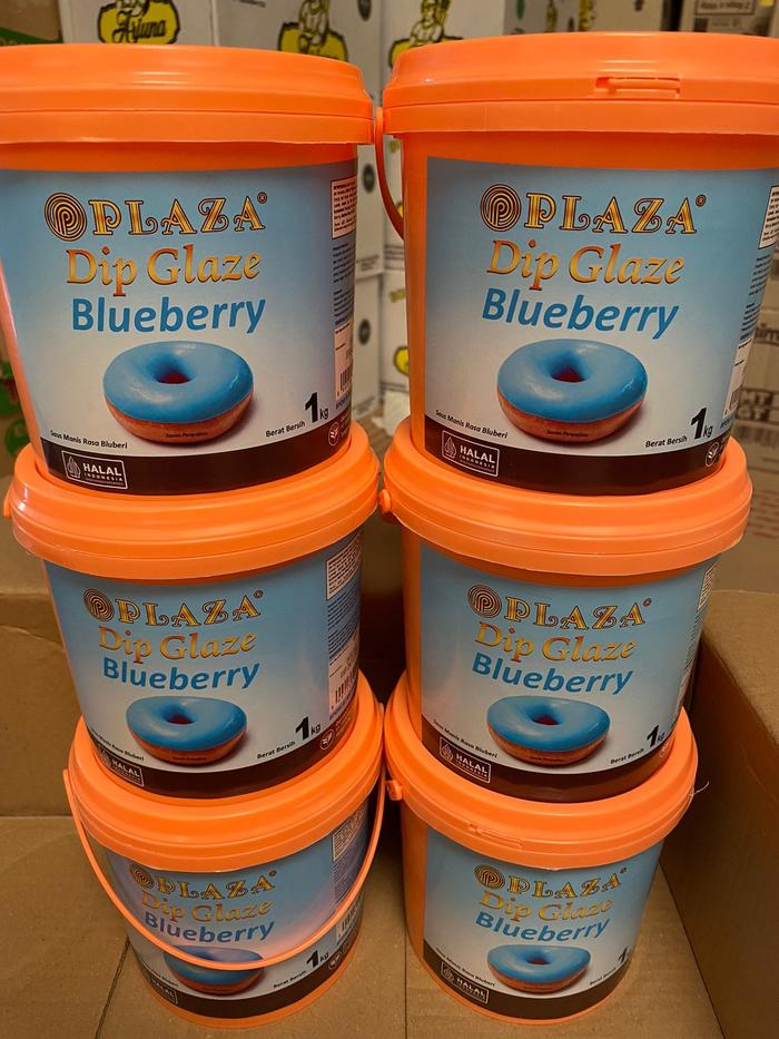 Gambar PLAZA DIPGLAZE SEMUA RASA LENGKAP KEMASAN 1 KG - BLUEBERY dari Toko Giebran undefined Tokopedia