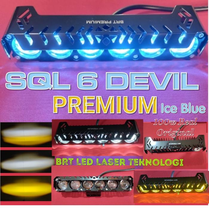 Promo Lampu tembak LED Laser SQL 2 PRO DEVIL OWL 2 mata 50W SQL 2PRO ...