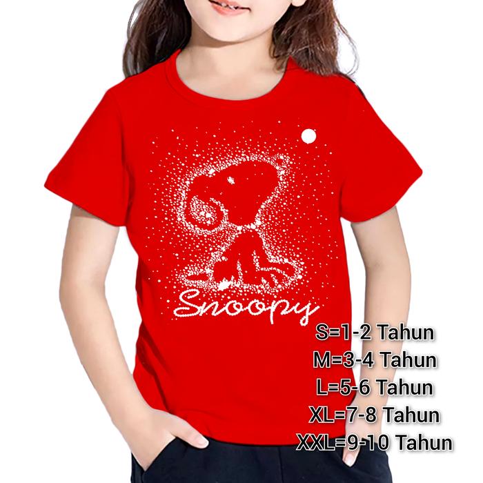 Gambar KAOS ATASAN ANAK PEREMPUAN UMUR 1-10 TAHUN - Merah, S dari Fimi olshop undefined Tokopedia