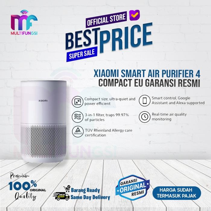 Gambar Xiaomi Smart Air Purifier 4 Compact EU Garansi Resmi - Purifier 4 Comp dari Multifungsi Online undefined Tokopedia