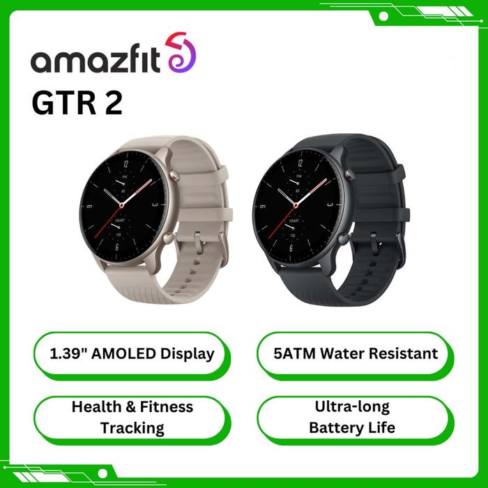 Amazfit GTR Smartwatch inch AMOLED Display GPS 90+ Sport Modes 5ATM  Water Resistant ENC Bluetooth Call Hitam di Optimis Prim3 Tokopedia