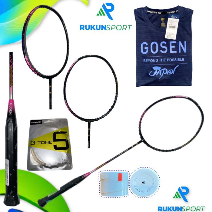 Gambar Raket Bdminton GOSEN ROOTS XUAN JP 1 (Black) dari Rukun Sport undefined Tokopedia
