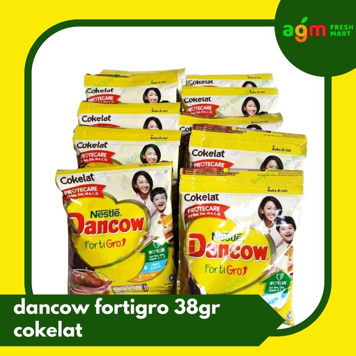 Gambar Susu Dancow FortiGro COKELAT Renceng isi 10 Sachet dari Smart Surabaya undefined Tokopedia