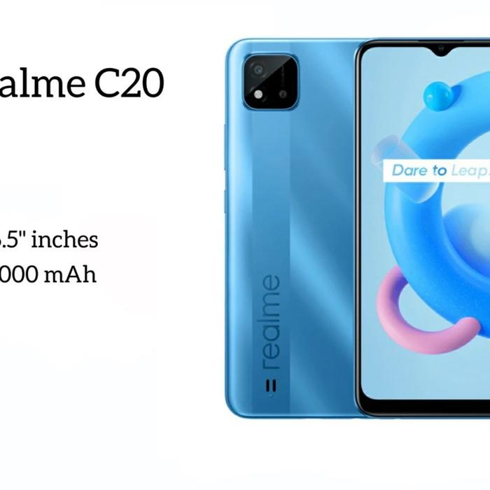 Gambar Realme C20 2/32 Garansi Resmi Realme Indonesia - C20 2/32 Biru dari plastik celuler undefined Tokopedia