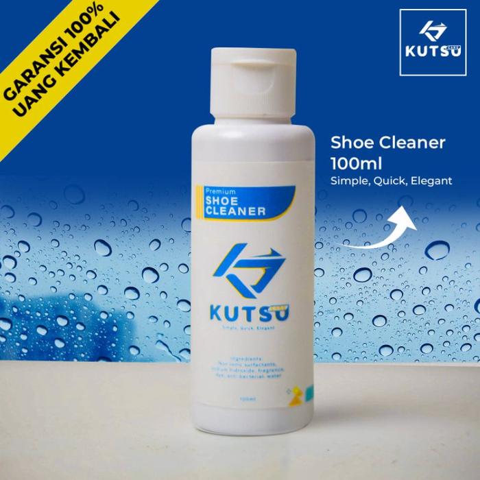 Gambar Shoes cleaner sabun pembersih sepatu TEKNOLOGI JEPANG 100ml. - 100 ML dari KUTSUCARE undefined Tokopedia