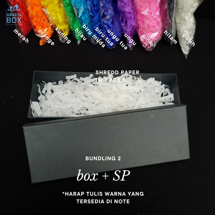 Gambar Hard Box Recycle Papercraft ukuran 30 cm x 10 cm x 5 cm - Shredd Paper dari Gracia Box Serpong undefined Tokopedia