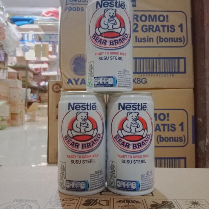 Gambar SUSU STERIL NESTLE BEAR BRAND BERUANG 189mL dari Toko ABDIKA undefined Tokopedia