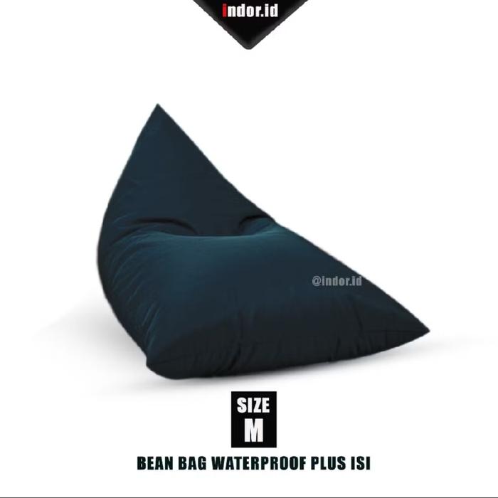 Gambar Bean Bag motif model Segitiga Jumbo Plus ISI Size L Dewasa Triangle - Hitam, M 75 dari andarashoponline Depok undefined Tokopedia