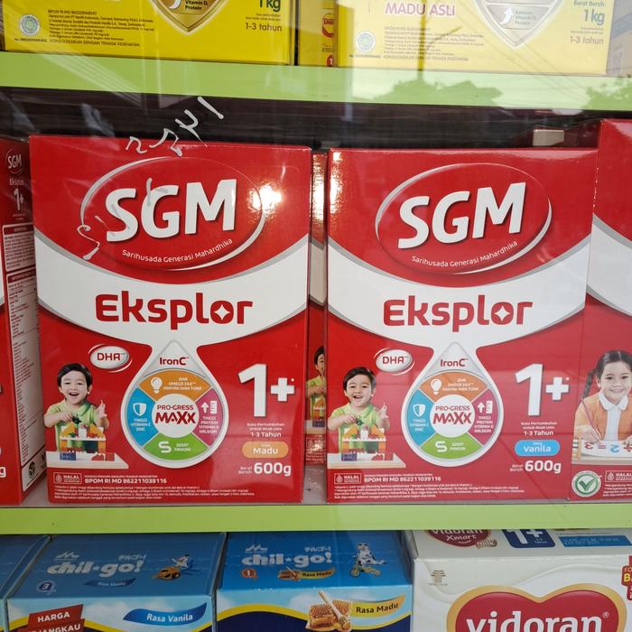 Gambar SGM eksplor 1 plus  madu/vanila 600gr dari Tk Sinar Susu undefined Tokopedia