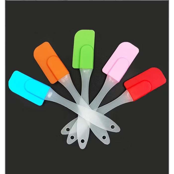 Gambar Spatula Silicone Alat Aduk Adonan Kue Anti Lengket Food Grade Elastis Tahan Panas Oles Cake Silikon dari Medan Bersama undefined Tokopedia
