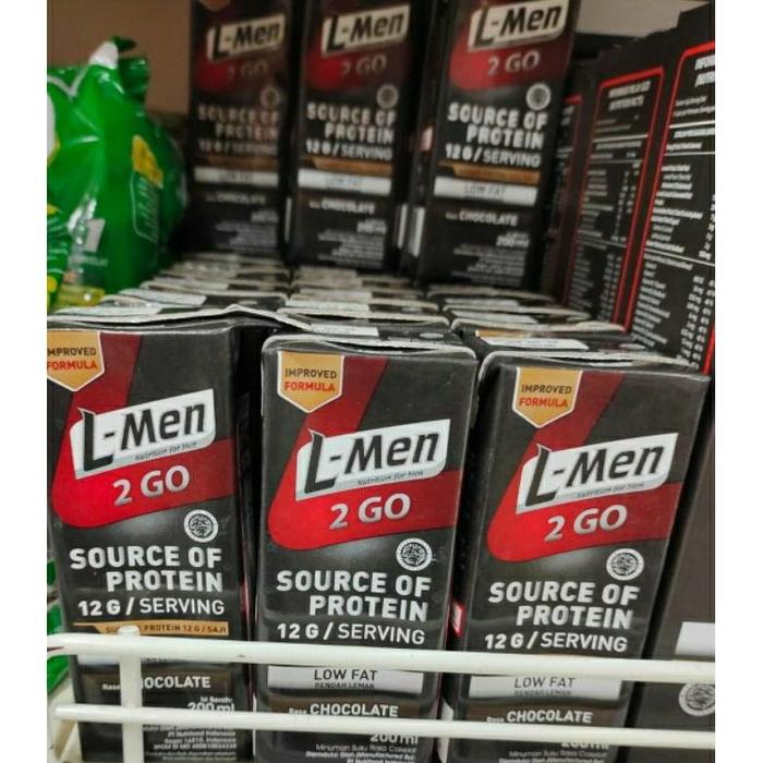 Gambar [GARANSI] L-MEN 2 GO WHEY PROTEIN CHOCOLATE 200ML READY TO DRINK - Ogura, L Men 2 Go dari Mahkota Indonesia Market undefined Tokopedia