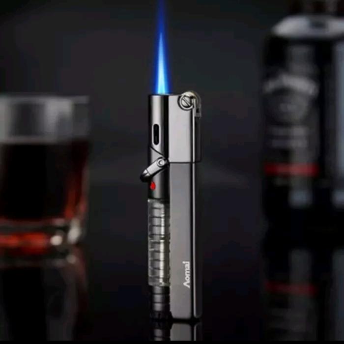 Gambar Korek Api Exclusive Korek Api Jet Aomai bisa di isi ulang - grey dari Nelay selling88 undefined Tokopedia