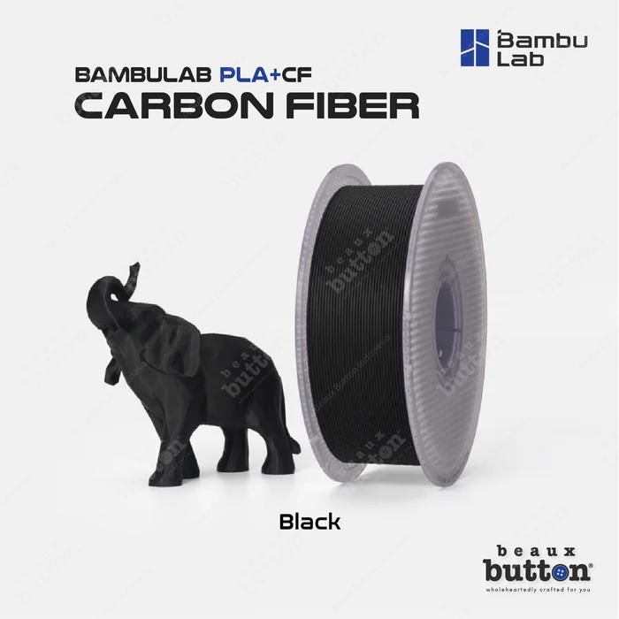 Gambar CETAK 3D PRINT PLA CARBON FIBER PLACF PLA+ - PLACF BLACK dari BeauxButton undefined Tokopedia