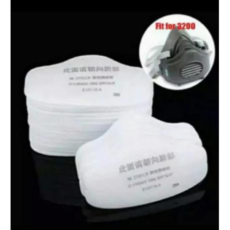 Gambar 3M Masker Gas Respirator Masker Cat Masker Lab - 6200 3M MASKER KIMIA DEBU CAT - 3701 10pcs dari Beauty_GOLD undefined Tokopedia
