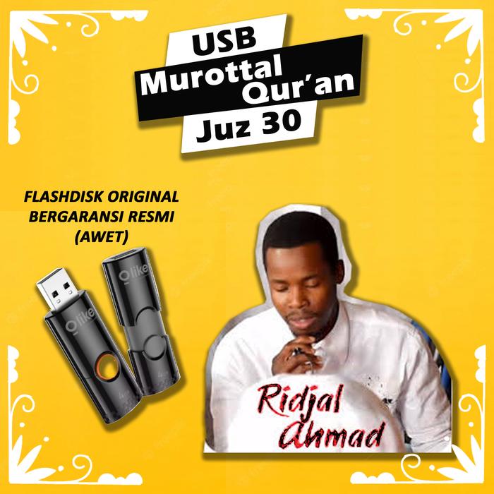 Gambar Flashdisk Murottal Quran Juz 30 Bacaan Rijal Ahmed Ridjal Ahmad Suara Merdu dari Solmut Store undefined Tokopedia