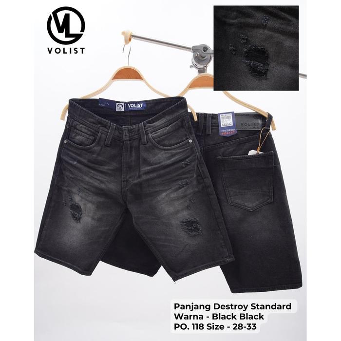 Gambar Celana Jeans Pendek Pria Sobek Volist Original Denim - MODEL 3, 29 dari Zea Store 21 undefined Tokopedia
