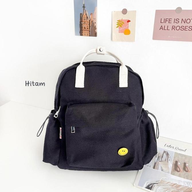 Gambar 100% NEW LUMY BACKPACK - TWEELYFORBAG - TAS RANSEL WANITA - TAS WANITA HAPPY SHOPING - Hitam dari Delfa WRJ shop undefined Tokopedia