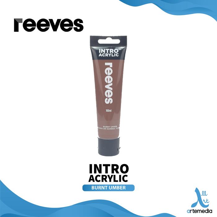 Gambar Reeves Intro Acrylic Color Paint Cat Akrilik - BURNT UMBER dari Kago Mart undefined Tokopedia
