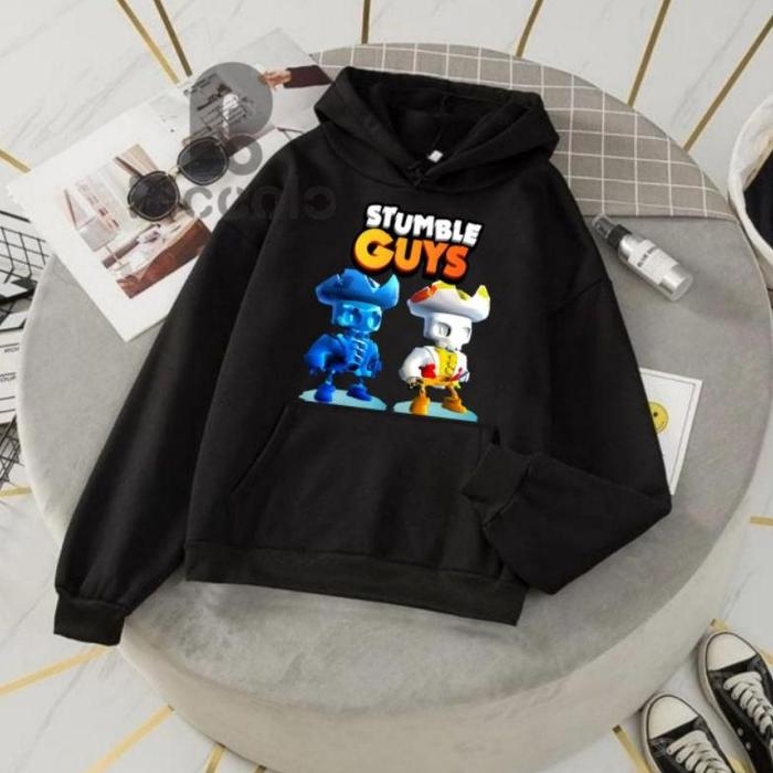 Gambar JAKET HOODIE ANAK STUMBLE GUYS BAHAN - Hitam, S dari tobtobalin cloth undefined Tokopedia