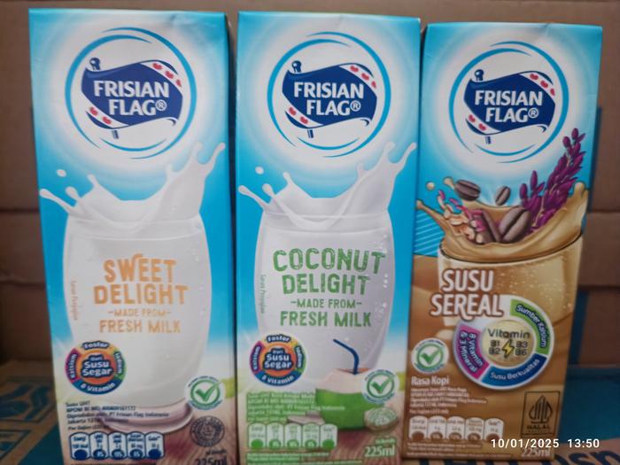 Gambar Frisian Flag Susu UHT 225 ml (Khusus kurir Instant/Sameday) - sereal/delight , 1 dus dari JM-Mart undefined Tokopedia