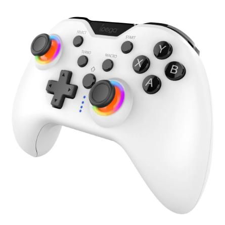 Gambar IPEGA PG-9111 Wireless Bluetooth Dual Motor Vibration Controller with Extendable Holder - Putih, 2 dari ipegaofficial undefined Tokopedia