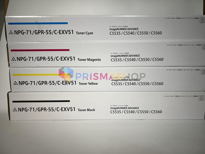 Gambar TONER COMPATIBLE NPG 71 for CANON ImageRUNNERADVANCE C3730/C3735 CMYK - CYAN dari prismashop.id undefined Tokopedia