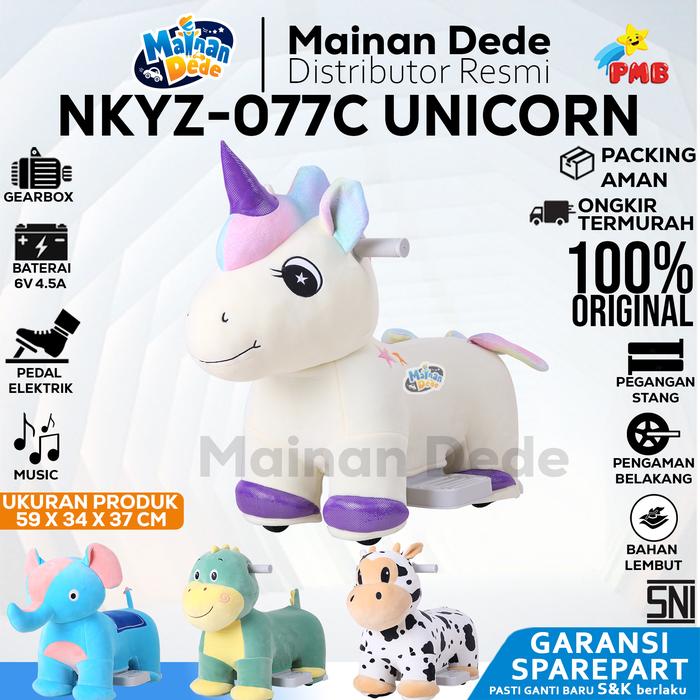 Gambar Mainan Anak ELECTRIC VEHICLE ANIMAL SERIES - NUWA NKYZ 077C NKYZ077C - UNICORN, DUS BAWAAN dari Mainan Anak Dede undefined Tokopedia