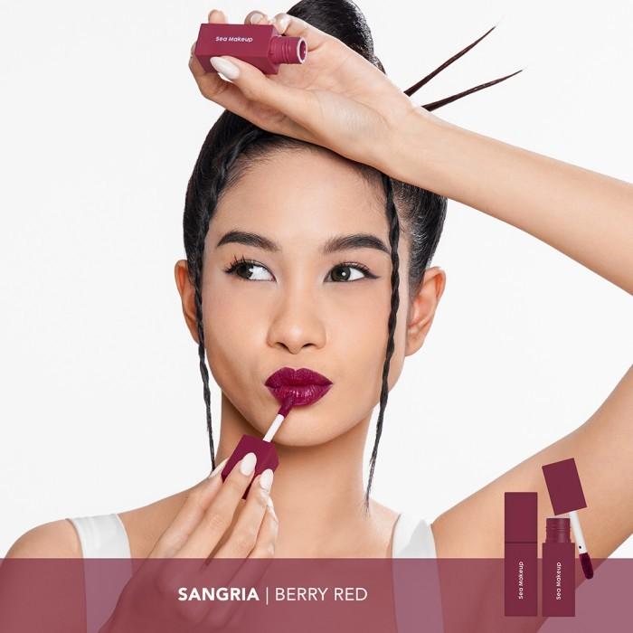 Gambar SEA MAKEUP Lacquer Shake Lip Ink - Sangria dari BeautyHaul_NEW undefined Tokopedia