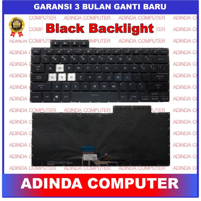 Gambar Keyboard Asus TUF Dash F15 FX516 FX516PC FX516PE FX516PM Backlight Backlite - Backlight dari Adinda Computer undefined Tokopedia