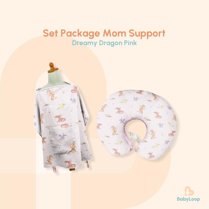 Gambar Paket Hemat - Set Package Mom Support - Baby Loop - Dragons Pink dari Baby Loop Authorized Reseller undefined Tokopedia