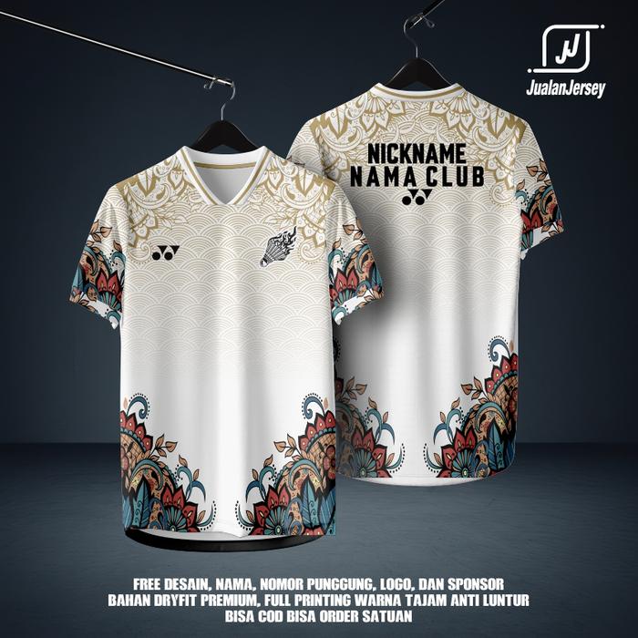 Gambar Jersey Badminton Jualanjersey Batik 2024 premium Free Custom - Home, S dari jualanjersey_NEW undefined Tokopedia