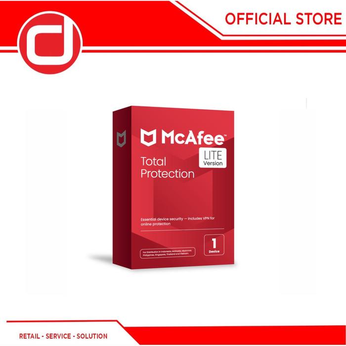 Gambar McAfee Total protection | 3 Device | 1 Device | 1 Device Lite | - 1D Lite dari Mahadewa.id undefined Tokopedia