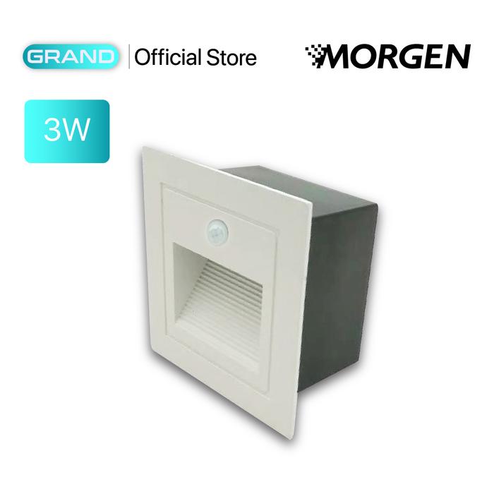Gambar Morgen LED Stair Lamp Sensor Grand Series - Lampu Tangga & Lorong Sensor Gerak Otomatis - Hitam dari Morgen Official Store undefined Tokopedia
