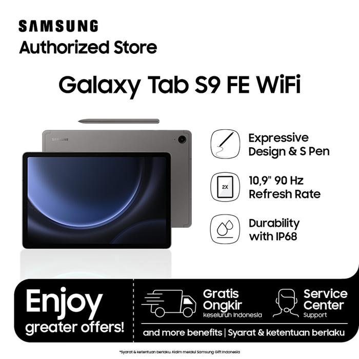 Gambar Samsung Galaxy Tab S9 FE Wifi 6/128 GB Tablet 11 inch - Tablet Only dari SUPER GADGET-SAMSUNG EXCLUSIVE undefined Tokopedia