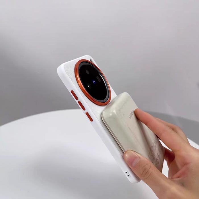 Gambar List Orange MagSafe Leather Case for Vivo X200 / X200 Pro Casing - Putih, X200 dari nucleo undefined Tokopedia