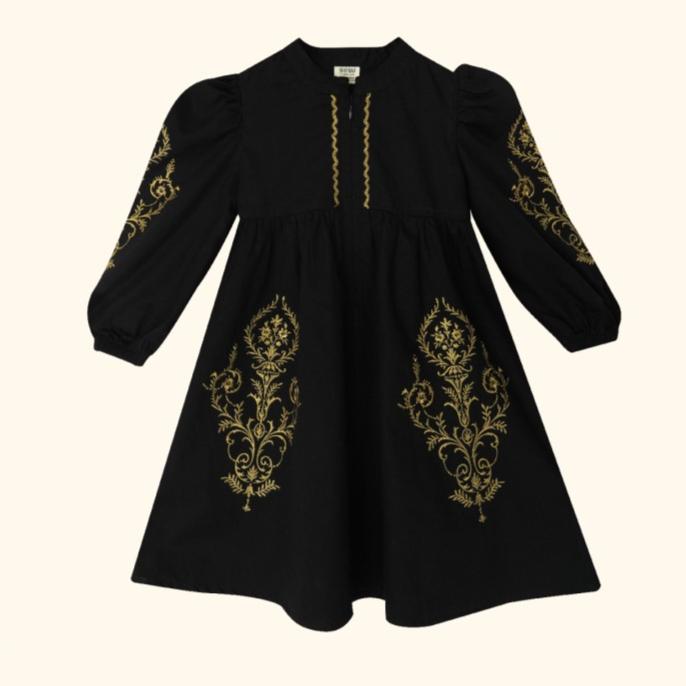 Gambar Bohopanna Inaya Dress - Raya Collection |  Gamis Hari Raya | Dress Bayi dan Anak - Aziza, 5-6Y dari Baby Wise BSD undefined Tokopedia