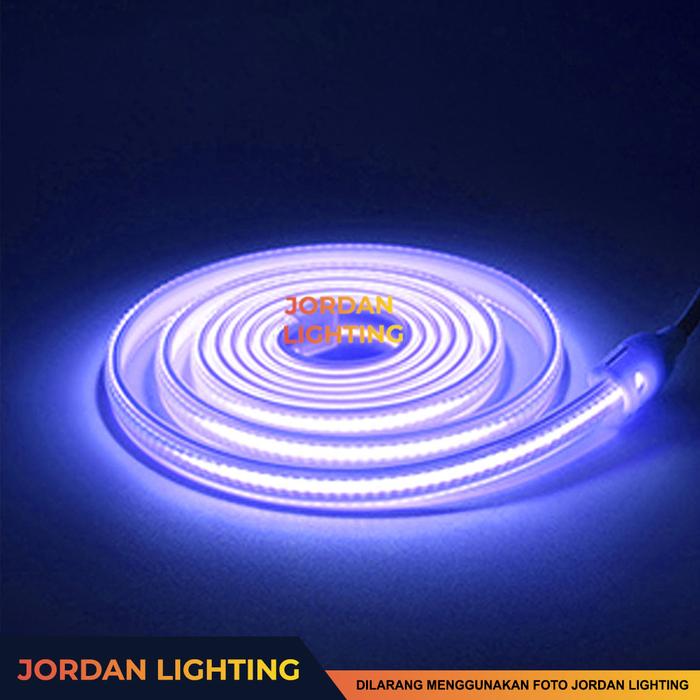 Gambar Lampu LED Strip COB Dotless 220V IP65 Meteran - Biru dari JORDAN LIGHTING undefined Tokopedia