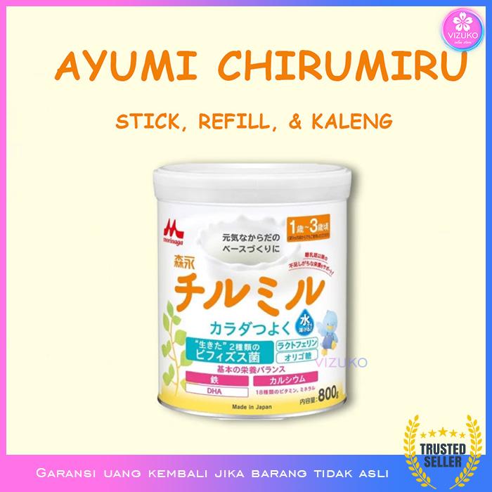 Gambar Morinaga Baby Milk Ayumi / Chirumiru 1-3 Year Stick Refill Kaleng Susu Formula Jepang (12mth+) - Stick dari VIZUKO undefined 3 Tokopedia