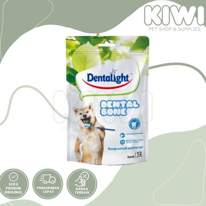 Gambar Dentalight Dental Bone Small/Medium For Dog - Snack Dental Anjing 90Gr - Small dari Melly-chow grosir undefined Tokopedia