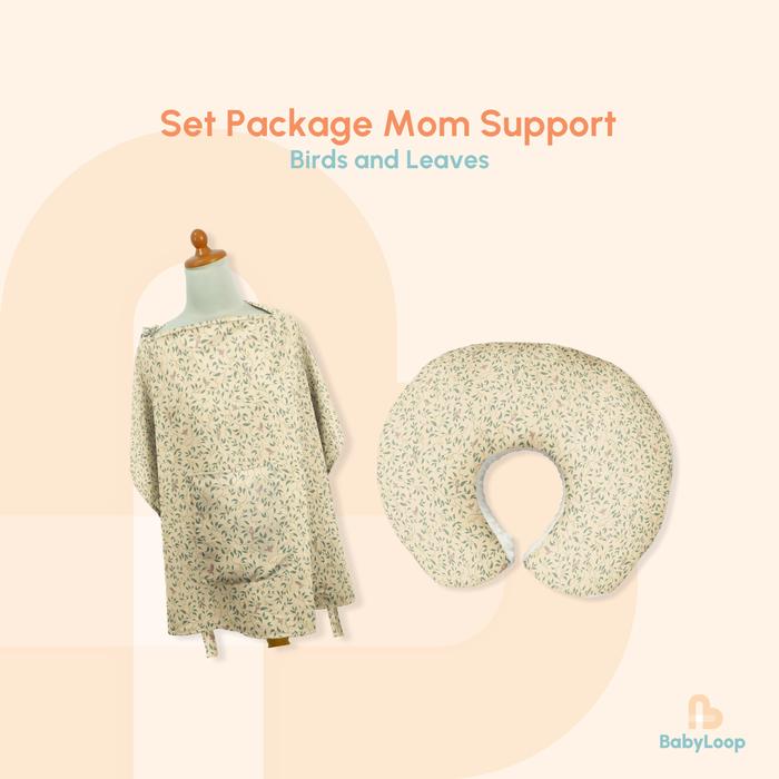 Gambar Paket Hemat - Set Package Mom Support - Baby Loop - Birds n Leaves dari Baby Loop Authorized Reseller undefined Tokopedia